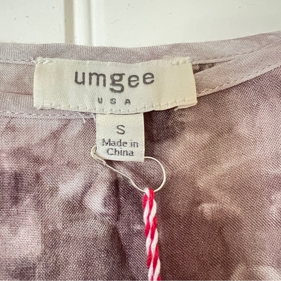 NWT Umgee Tie Dye Tank Top in Mocha Size Small Bohemian Festival Concert Beach - Picture 8 of 10